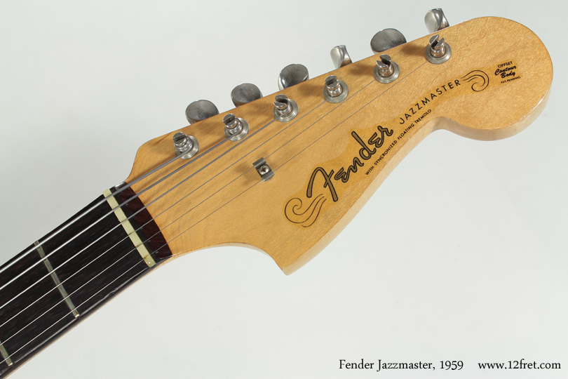 Fender Jazzmaster 1959 head front view