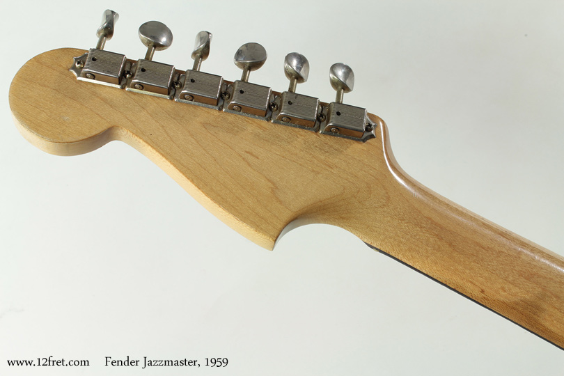 Fender Jazzmaster 1959 head rear view