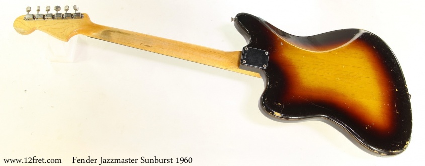 Fender Jazzmaster Sunburst 1960 Full Rear View