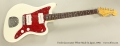 Fender Jazzmaster White Made In Japan, 1994 Full Front View