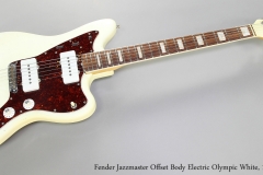 Fender Jazzmaster Offset Body Electric Olympic White, 1966   Full Front View