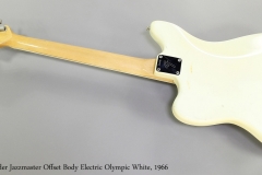 Fender Jazzmaster Offset Body Electric Olympic White, 1966   Full Rear View