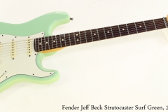 Fender Jeff Beck Stratocaster Surf Green, 2009 Full Front View