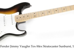 Fender Jimmy Vaughn Tex-Mex Stratocaster Sunburst, 1996 Full Front View