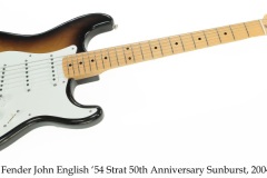 Fender John English '54 Strat 50th Anniversary Sunburst, 2004 Full Front View