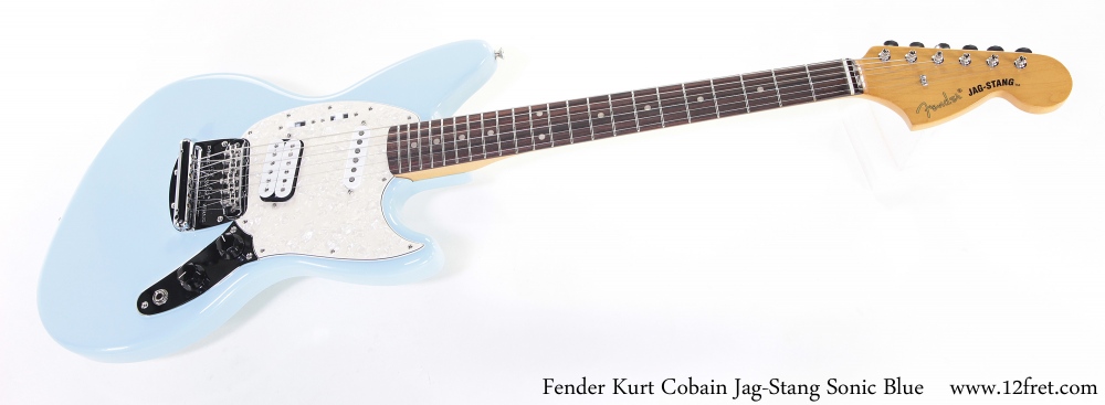 Fender Kurt Cobain Jag-Stang Sonic Blue Full Front View