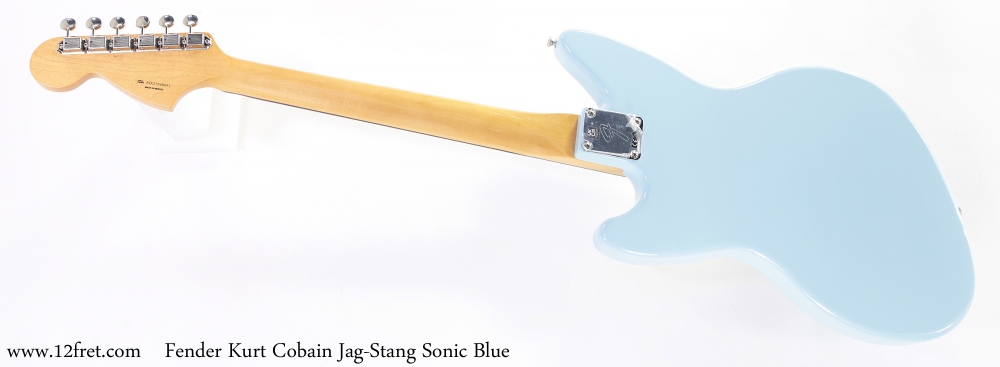 Fender Kurt Cobain Jag-Stang Sonic Blue Full Rear View