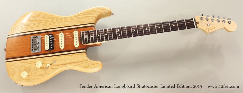Fender American Longboard Stratocaster Limited Edition, 2015 Full Front View