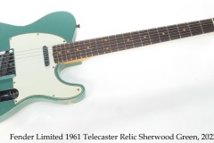 Fender Limited 1961 Telecaster Relic Sherwood Green, 2022 Full Front View