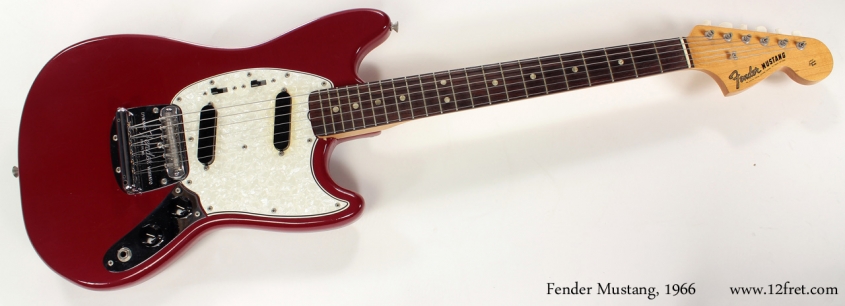 Fender Mustang Dakota Red 1966 full front view