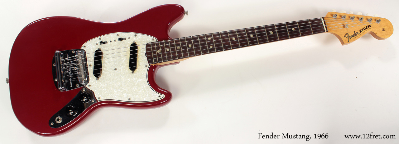 Fender mustang dakota red deals