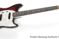 Fender Mustang Sunburst 1972 Full Front View