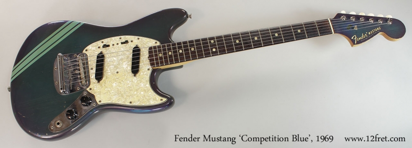 Fender Mustang 'Competition Blue', 1969 Full Front View
