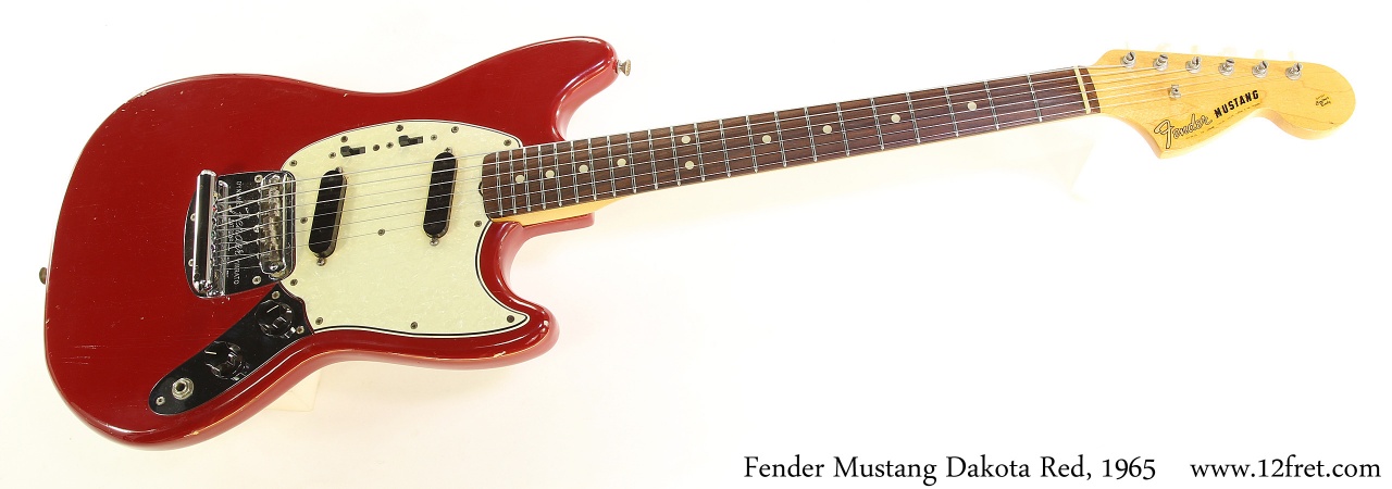 Fender Mustang Dakota Red, 1965 Full Front View