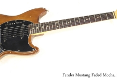 Fender Mustang Faded Mocha, 1975 Full Front View