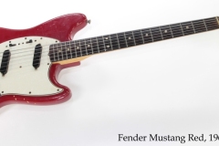 Fender Mustang Red, 1965 Full Front View