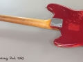 Fender Mustang, Red, 1965 Full Rear View