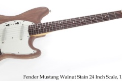 Fender Mustang Walnut Stain 24 Inch Scale, 1965 Full Front View