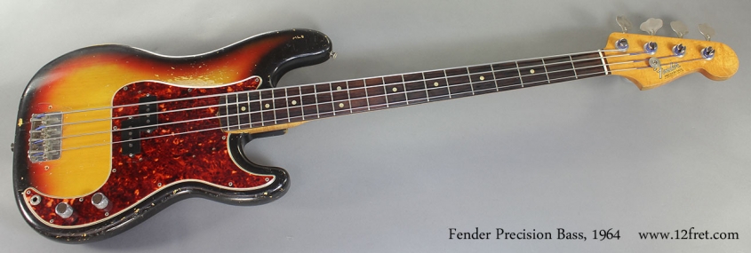 Fender Precision Bass 1964 full front view