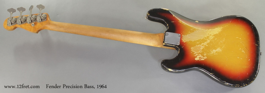 Fender Precision Bass 1964 full rear view