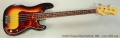 Fender Precision Bass Sunburst, 1965 Full Front View