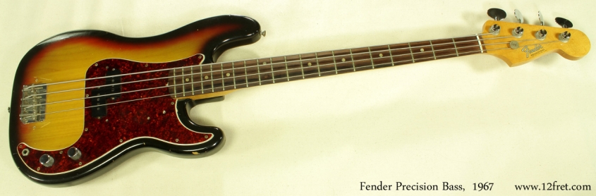 Fender Precision Bass 1967 full front view