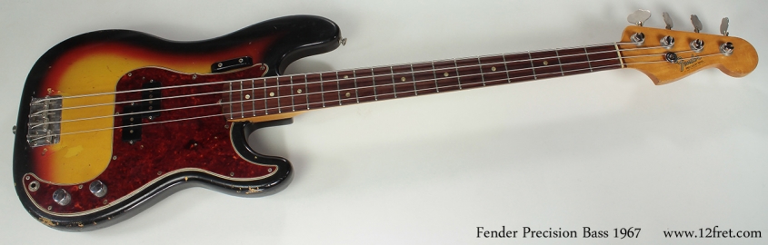 Fender Precision Bass 1967 full front view