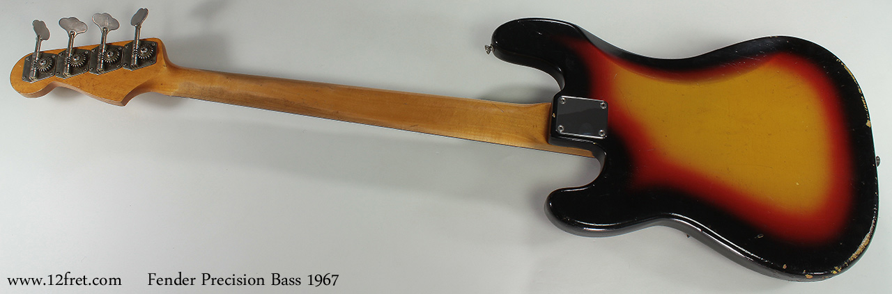 Fender Precision Bass 1967 full rear view