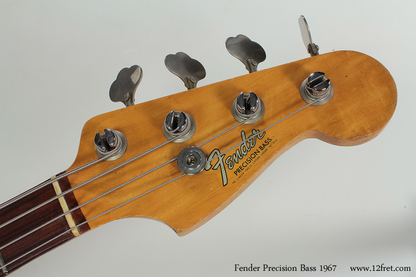 Fender Precision Bass 1967 head front view