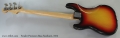 Fender Precision Bass Sunburst, 1972 Full Rear View