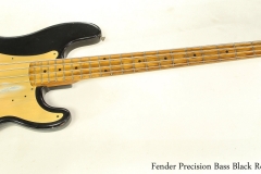 Fender Precision Bass Black Refinish, 1959   Full Front View