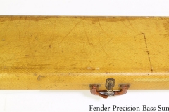 Fender Precision Bass Sunburst, 1959 Case Closed View