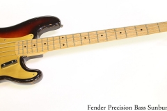 Fender Precision Bass Sunburst, 1959 Full Front View