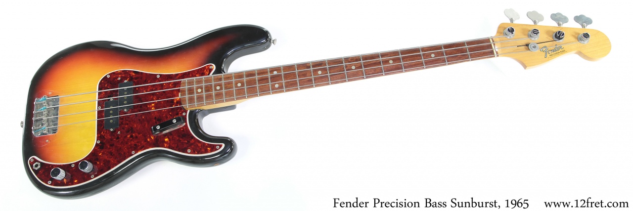 Fender Precision Bass Sunburst, 1965 Full Front View
