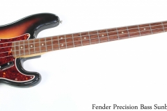 Fender Precision Bass Sunburst, 1965 Full Front View