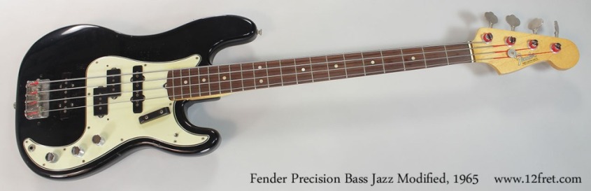 Fender Precision Jazz Bass Modified, 1965 Full Front View