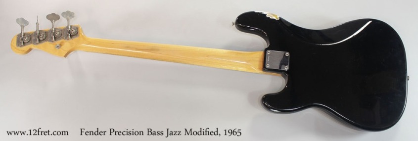 Fender Precision Jazz Bass Modified, 1965 Full Rear View