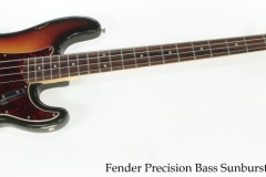 Fender Precision Bass Sunburst, 1971 Full Front View