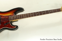 Fender Precision Bass Sunburst 1966 Full Front View