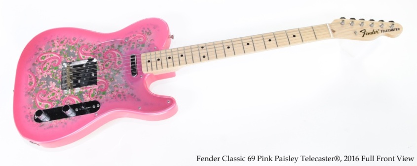 Fender Classic 69 Pink Paisley Telecaster®, 2016 Full Front View