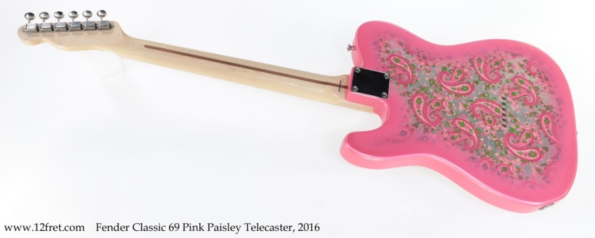 Fender Classic 69 Pink Paisley Telecaster®, 2016 Full Rear View