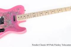 Fender Classic 69 Pink Paisley Telecaster®, 2016 Full Front View