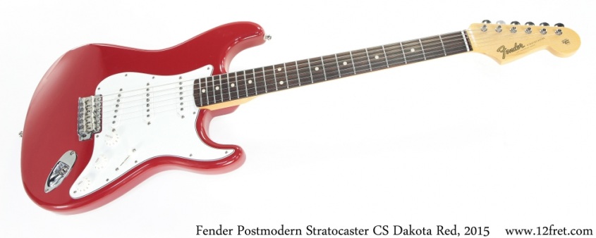 Fender Postmodern Stratocaster CS Dakota Red, 2015 Full Front View