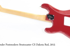 Fender Postmodern Stratocaster CS Dakota Red, 2015 Full Rear View