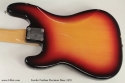 1970 Fender Fretless Precision Bass back