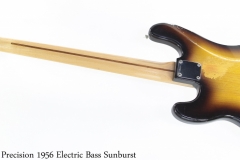 Fender Precision 1956 Solidbody Electric Bass Sunburst Full Rear View