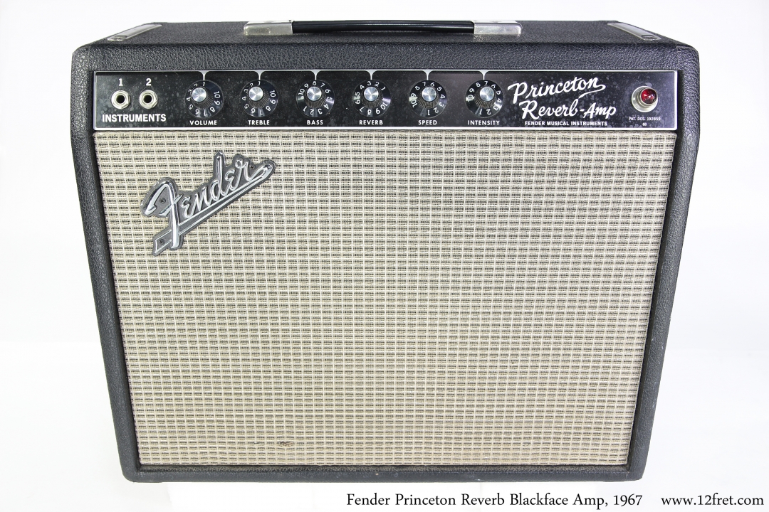 Fender Princeton Reverb BlackFace Amp, 1967 Full Front View