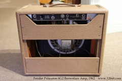 Fender Princeton 6G2 Brownface Amp, 1962 Full Rear View