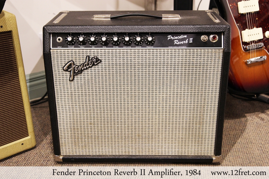Fender Princeton Reverb II Amplifier, 1984 Full Front View