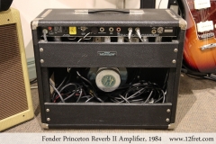 Fender Princeton Reverb II Amplifier, 1984 Full Rear View